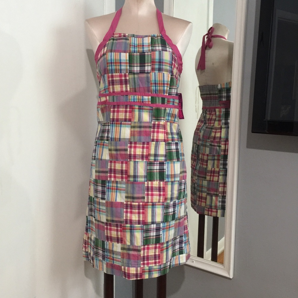 Summer Patch pattern tie straps dress size M